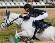 CHIAUDANI AMERICAN BLUE CampITA2013- S5 9091 : AMERICAN BLUE VAN EEKLELCHEM, CHIAUDANI NATALE, Campionati Italiani 2013, Cattolica, Horse Riviera Resort, foto di Stefano Secchi ©